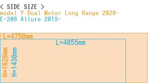 #model Y Dual Motor Long Range 2020- + E-208 Allure 2019-